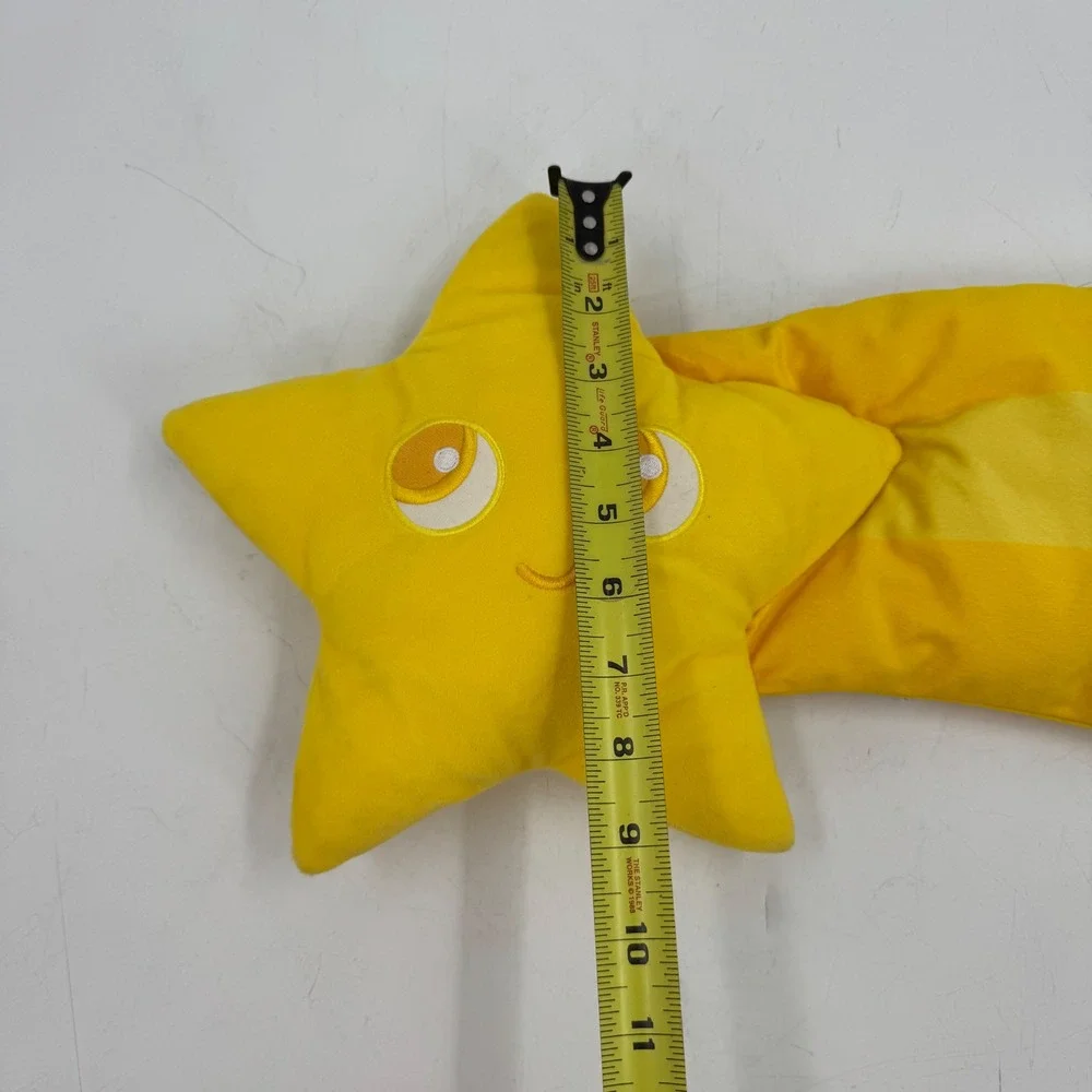 Disney Pixar Pier Yellow Star Plush Pillow Toy Face Tail Stuffed‎